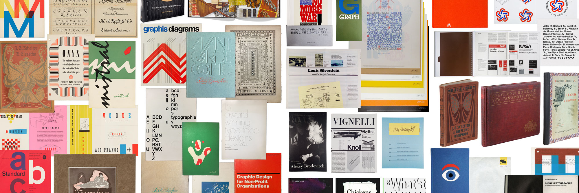 collage of book covers of vairous colors.